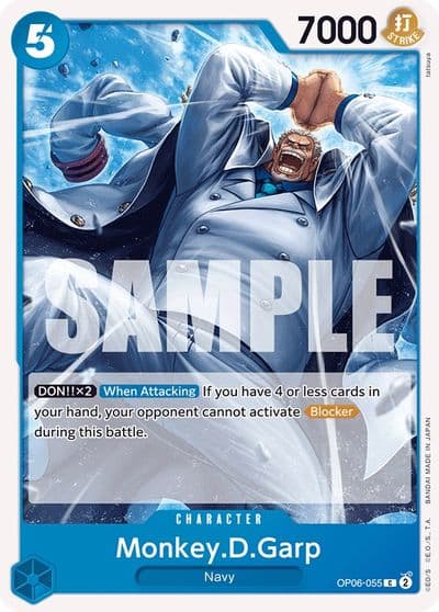 MonkeyDGarp Wings of the Captain One Piece card