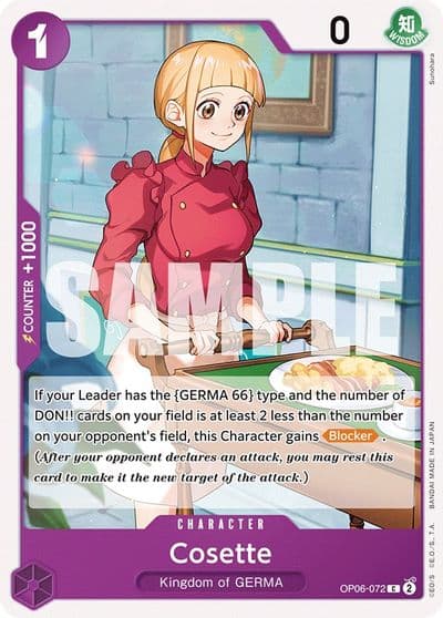Cosette Wings of the Captain One Piece card
