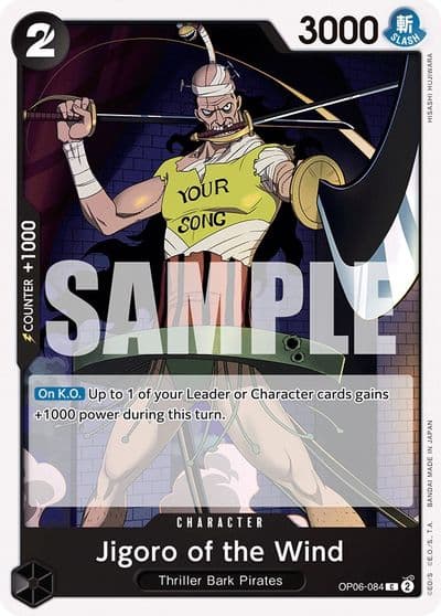 Jigoro of the Wind Wings of the Captain One Piece card