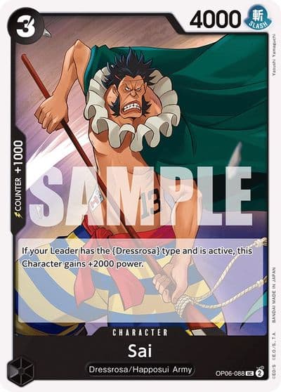 Sai Wings of the Captain One Piece card