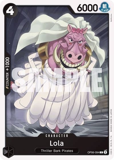 Lola Wings of the Captain One Piece card