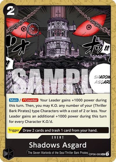 Shadows Asgard Wings of the Captain One Piece card