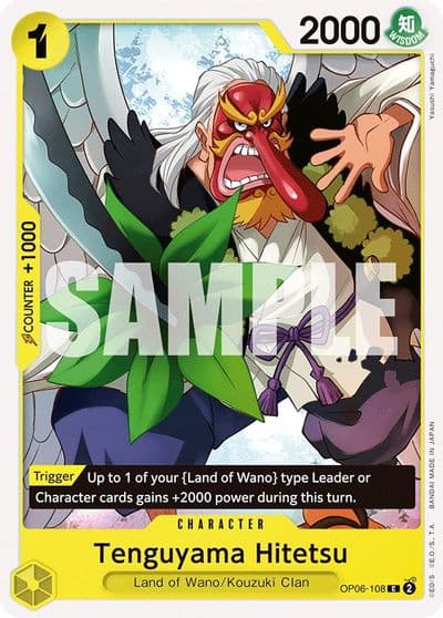 Tenguyama Hitetsu Wings of the Captain One Piece card