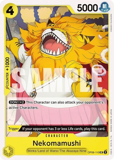 Nekomamushi Wings of the Captain One Piece card