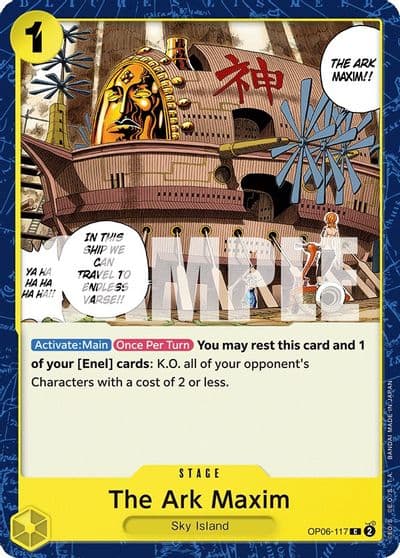 The Ark Maxim Wings of the Captain One Piece card