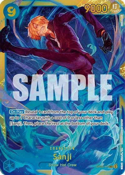 Sanji Wings of the Captain One Piece card