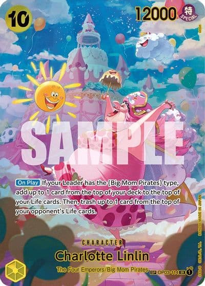 Charlotte Linlin SP Wings of the Captain One Piece card