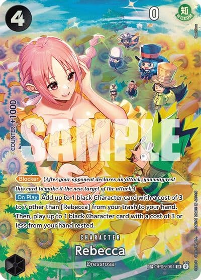 Rebecca SP Wings of the Captain One Piece card