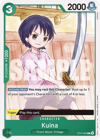 Kuina Starter Deck 12: Zoro and Sanji One Piece card