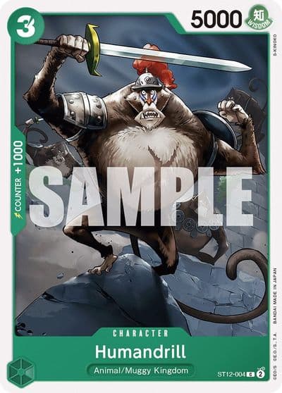 Humandrill Starter Deck 12: Zoro and Sanji One Piece card