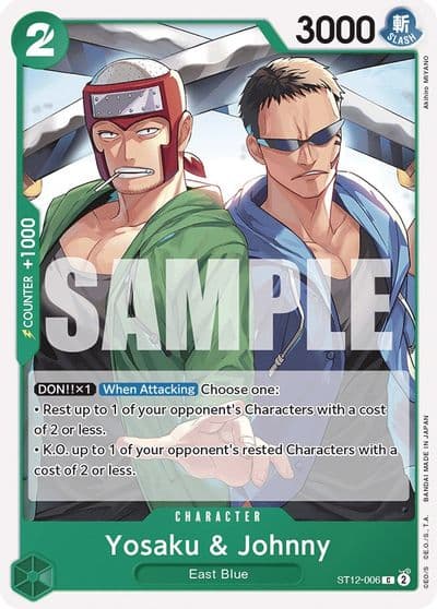 Yosaku and Johnny Starter Deck 12: Zoro and Sanji One Piece card