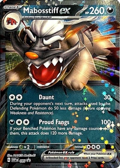 Mabosstiff ex - 086 SV: Scarlet & Violet Promo Cards Pokemon card