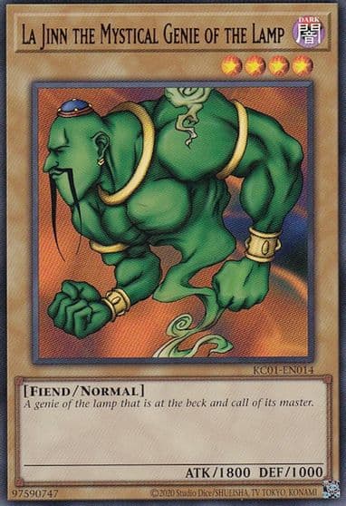 La Jinn the Mystical Genie of the Lamp 25th Anniversary Ultimate Kaiba Set Yu-Gi-Oh! card
