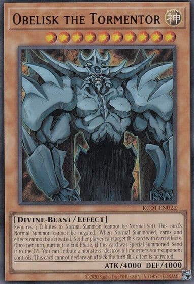 Obelisk the Tormentor 25th Anniversary Ultimate Kaiba Set Yu-Gi-Oh! card