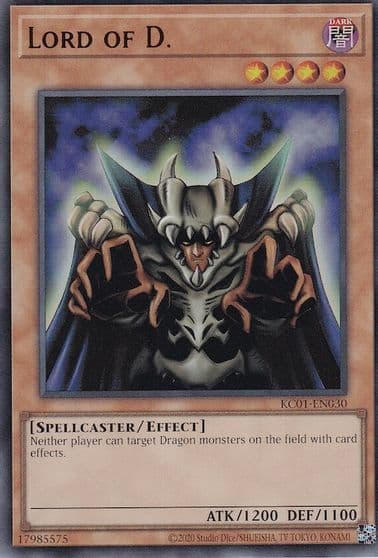 Lord of D 25th Anniversary Ultimate Kaiba Set Yu-Gi-Oh! card
