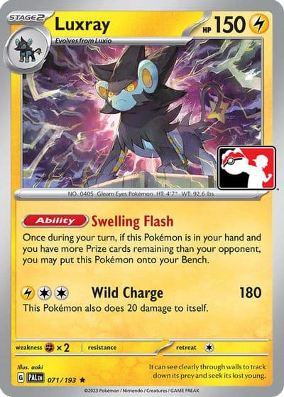 Luxray Prize Pack Series Cards Pokemon card