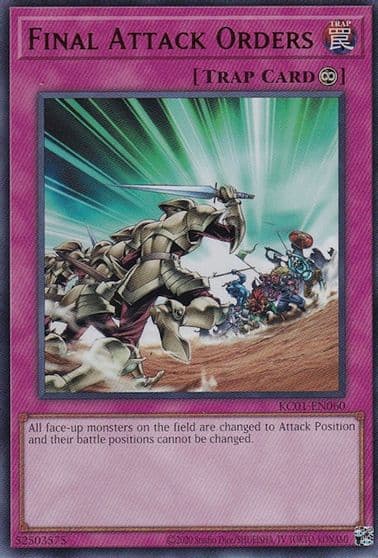 Final Attack Orders 25th Anniversary Ultimate Kaiba Set Yu-Gi-Oh! card