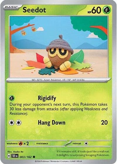 Seedot SV05: Temporal Forces Pokemon card