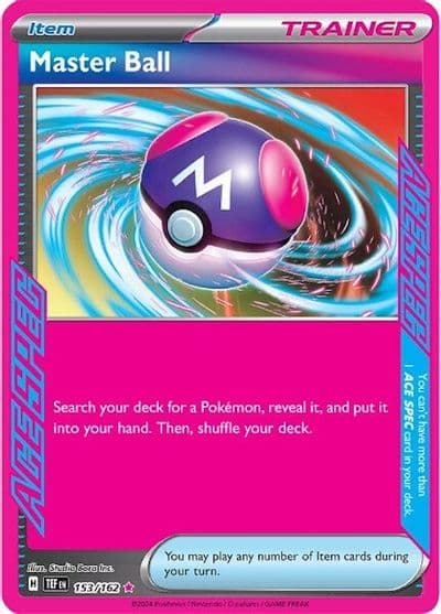 Master Ball SV05: Temporal Forces Pokemon card
