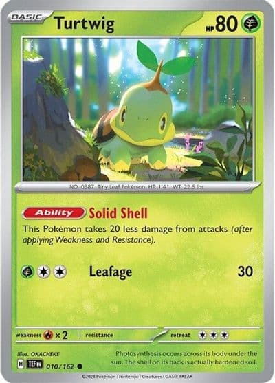 Turtwig SV05: Temporal Forces Pokemon card