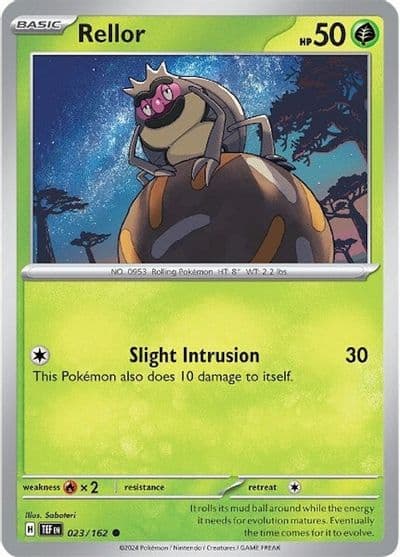 Rellor SV05: Temporal Forces Pokemon card