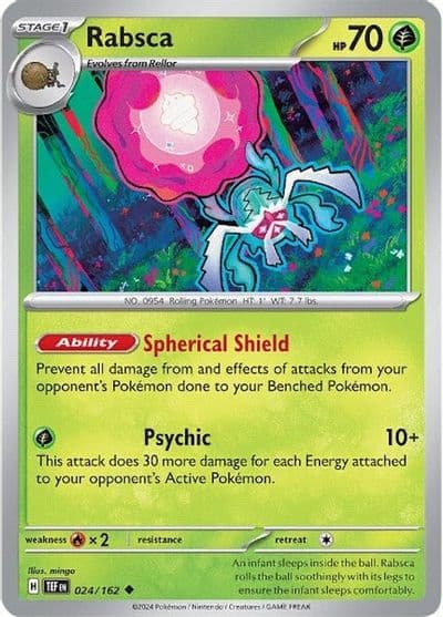 Rabsca SV05: Temporal Forces Pokemon card