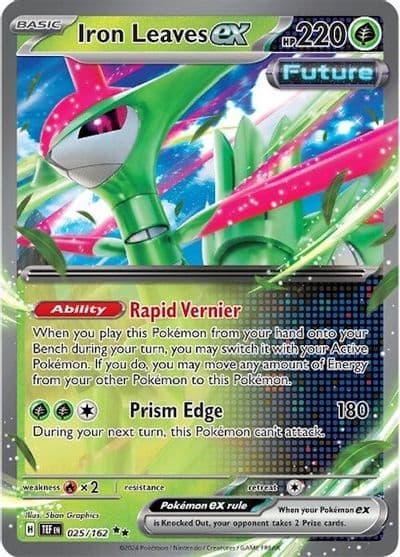 Iron Leaves ex SV05: Temporal Forces Pokemon card