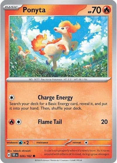 Ponyta SV05: Temporal Forces Pokemon card
