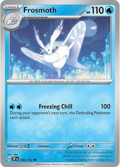 Frosmoth SV05: Temporal Forces Pokemon card