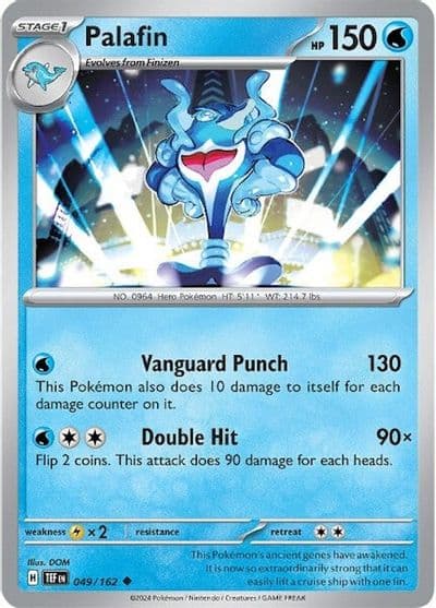 Palafin SV05: Temporal Forces Pokemon card