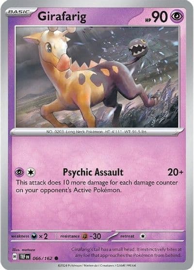 Girafarig Neo Destiny Pokemon card