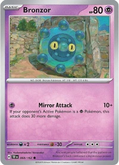 Bronzor SV05: Temporal Forces Pokemon card
