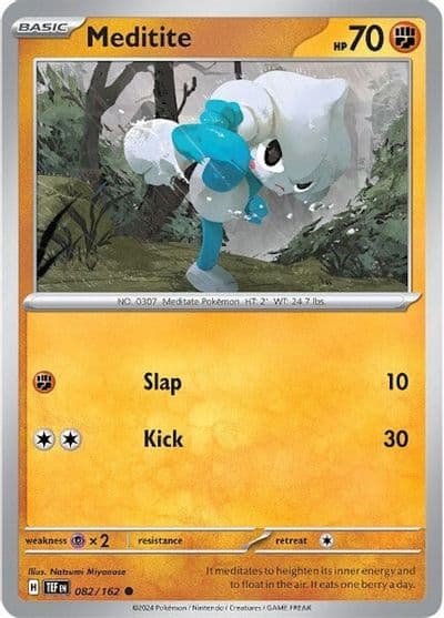 Meditite SV05: Temporal Forces Pokemon card