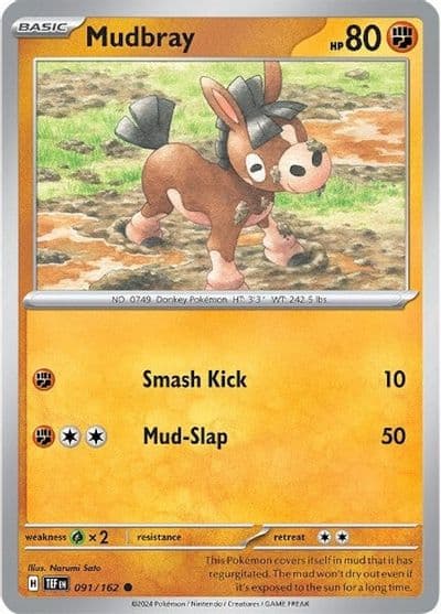Mudbray SV05: Temporal Forces Pokemon card