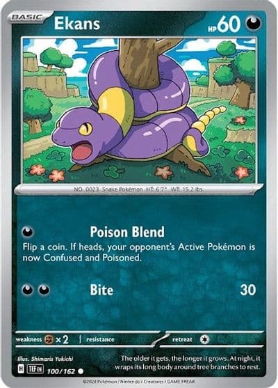Ekans SV05: Temporal Forces Pokemon card
