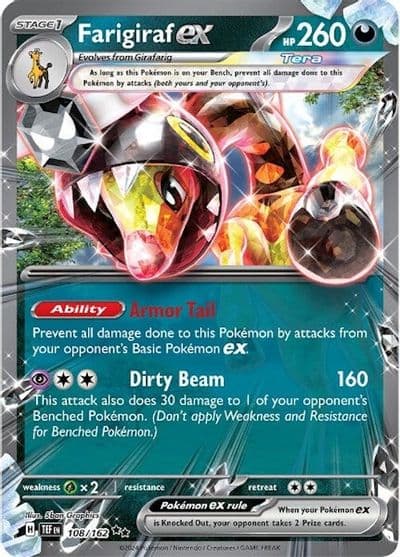 Farigiraf ex SV05: Temporal Forces Pokemon card
