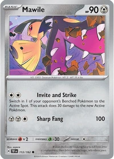 Mawile SV05: Temporal Forces Pokemon card