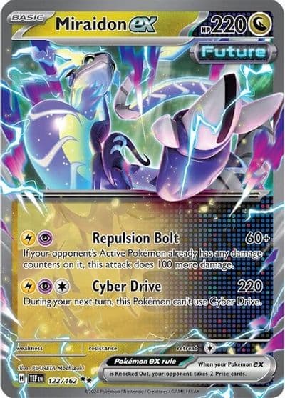 Miraidon ex SV05: Temporal Forces Pokemon card