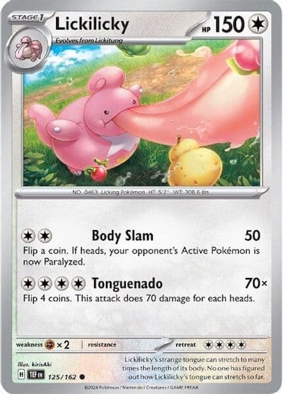 Lickilicky SV05: Temporal Forces Pokemon card