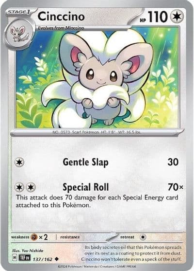 Cinccino SV05: Temporal Forces Pokemon card