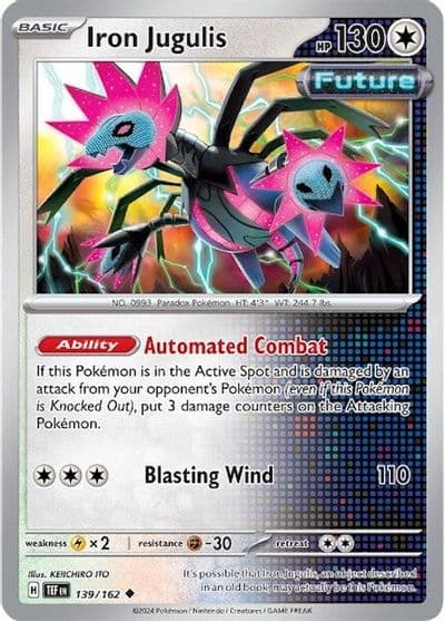 Iron Jugulis SV05: Temporal Forces Pokemon card
