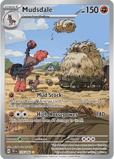 Mudsdale SV05: Temporal Forces Pokemon card