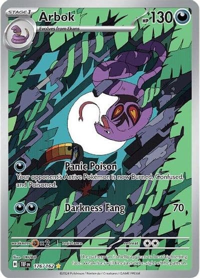 Arbok SV05: Temporal Forces Pokemon card