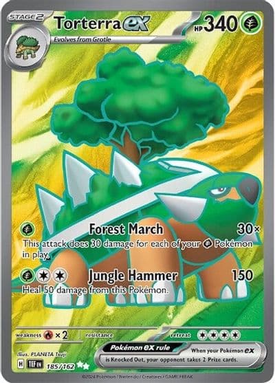 Torterra ex SV05: Temporal Forces Pokemon card