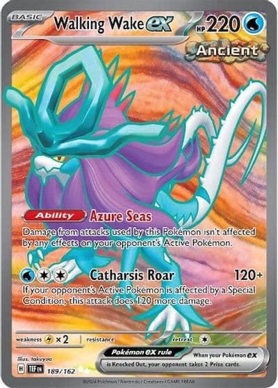 Walking Wake ex SV05: Temporal Forces Pokemon card