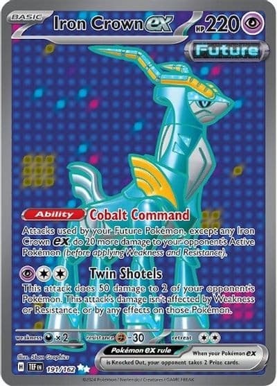 Iron Crown ex SV05: Temporal Forces Pokemon card