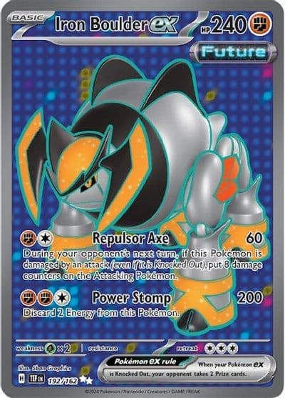 Iron Boulder ex SV05: Temporal Forces Pokemon card