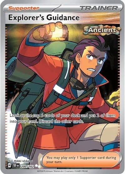 Explorer's Guidance SV05: Temporal Forces Pokemon card