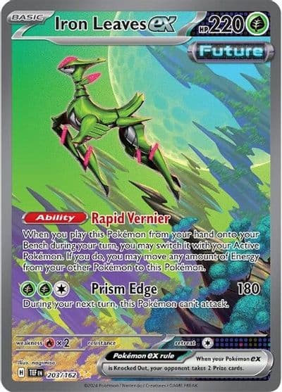 Iron Leaves ex SV05: Temporal Forces Pokemon card