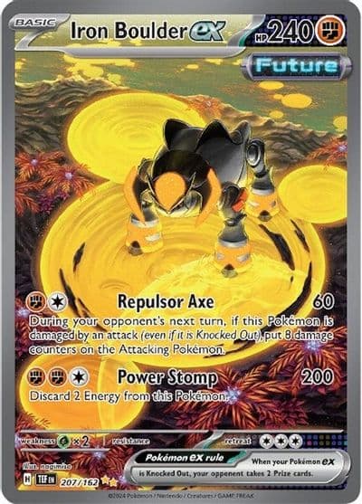 Iron Boulder ex SV05: Temporal Forces Pokemon card
